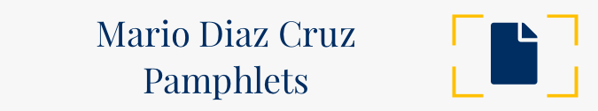 Mario Diaz Cruz Pamphlets