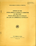 Opinion of the Inter-American Juridicial Committee on the Topic
