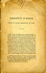 Bonaparte et le Mariage d'après les Travaus Préparatoires du Code