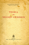 Teoria del Negozio Giuridico by Guiseppe Stolfi