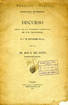 Discurso: el 10 de Septiembre de 1917 by José A. del Cueto