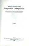 International and Comparative Law Quarterly by The British Institute of International and Comparative Law
