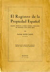 El Registro de la Propiedad Español