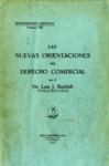 Las Nuevas Orientaciones del Derecho Comercial by Luis J. Botifoll