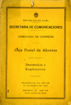 Caja Postal de Ahorros by República de Cuba. Senado