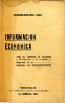 Información Económica ante las Comisiones de Hacienda y Presupuestos y de Aranceles e Impuestos de la Cámara de Representantes