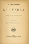 La Guerra nei Rapporti di Diritto Privato Contrattuale by Pasquale Barberis