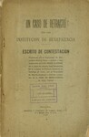 Un Caso de Retracto por una Institución de Beneficiencia by Bernardino Alvarez Roca