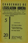 Legislación Obrera : Legislación Cubana del Trabajo by Miguel M. Calella Sanz