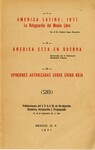 América Latina 1971: la Retaguardia del Mundo Libre by Hebert López González