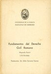 Fundamentos del Derecho Civil Romano by I. B. Novitsky