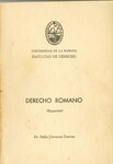 Derecho Romano by Delio Carreras Cuevas