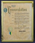 Commendation by Metropolitan Dade County