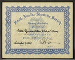 Award of Honorary Membership by South Florida Shomrim Society