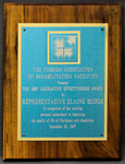 The 1987 Legislative Effectiveness Award by The Florida Association of Rehabilitation Facilities