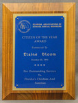 Citizen of the Year Award by Florida Association of School Social Workers