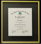 Award of Appreciation by New World School of the Arts