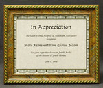 Award of Appreciation by South Florida Hospital and Healthcare Association