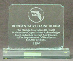 Award for Leadership and Concern in the Improvement of Healthcare by Florida Association of Health Maintenance Organization