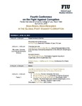 Fourth Annual Conference on the Fight Against Corruption by Florida International University College of Law and Florida International University Global Legal Studies Initiative