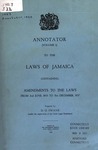 The Laws of Jamaica, 1953-1957 Annotator by Jamaica