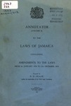 The Laws of Jamaica, 1958 Annotator by Jamaica